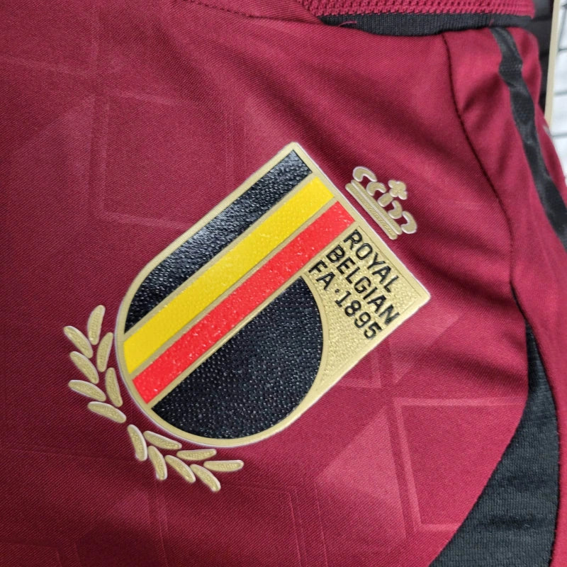 Camisa Bélgica 24/25 Home - Jogador Masculina