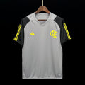 Camisa Flamengo Treino Cinza Adidas 24/25 - Versão Torcedor