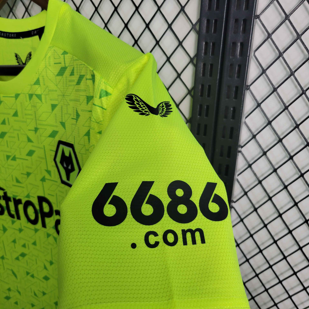 Camisa Wolves Goleiro 23/24 - Torcedor Masculina