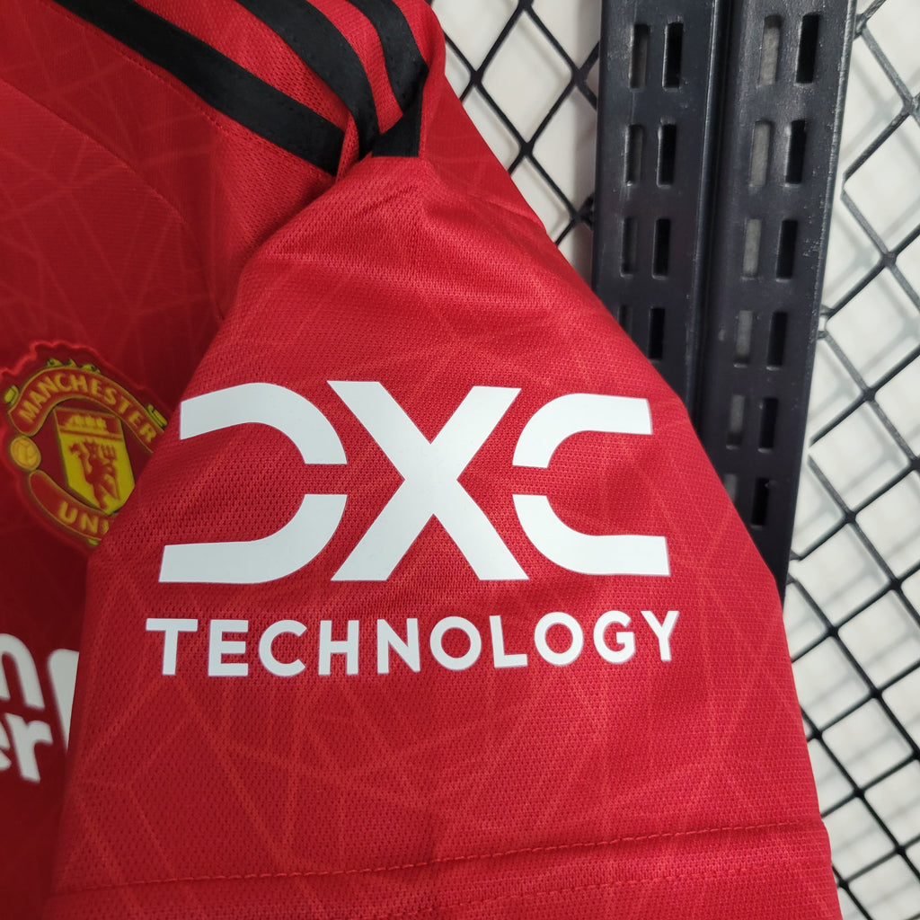 Camisa Manchester United Home 23/24 - Adidas Torcedor Masculina