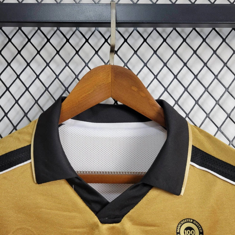 Camisa Manchester United Edição 100 Anos - DUPLA FACE -  Masculina Versão Retro