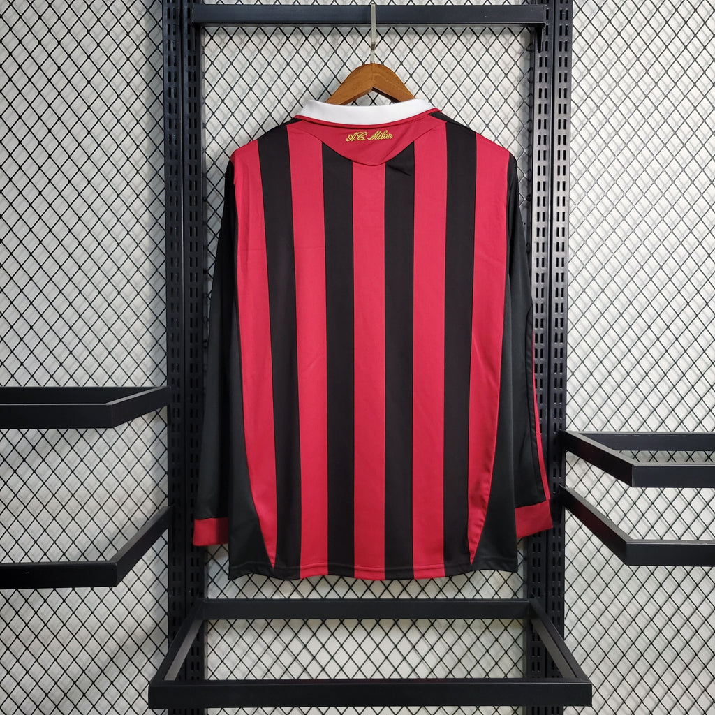 Camisa Milan Home 2009/10 - Versão Retro Manga Longa