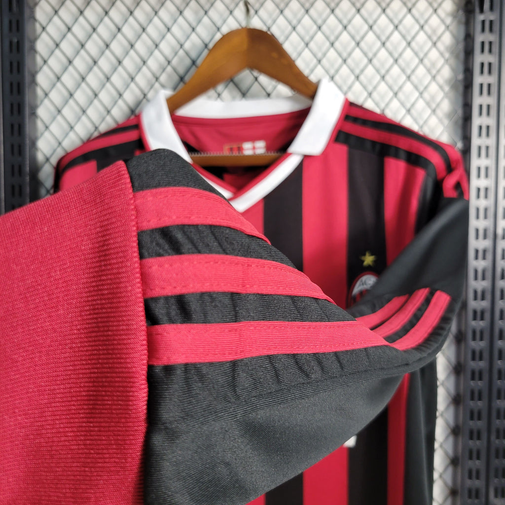 Camisa Milan Home 2009/10 - Versão Retro Manga Longa