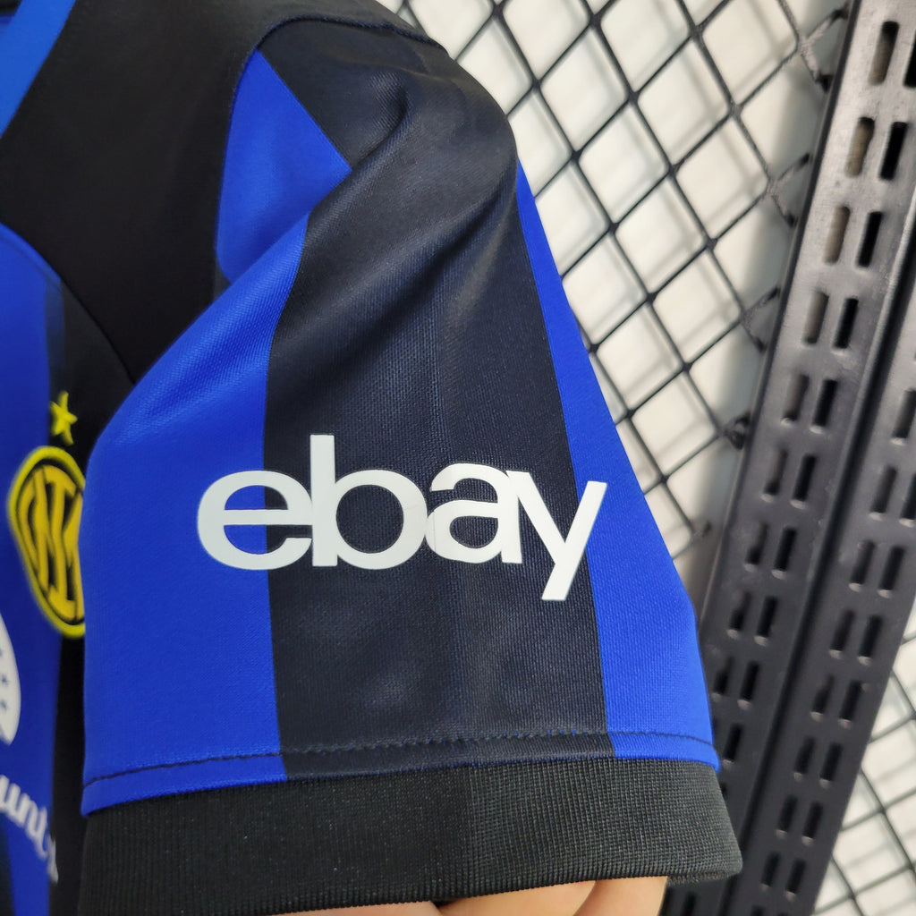 Kit Infantil Inter De Milão Home 23/24
