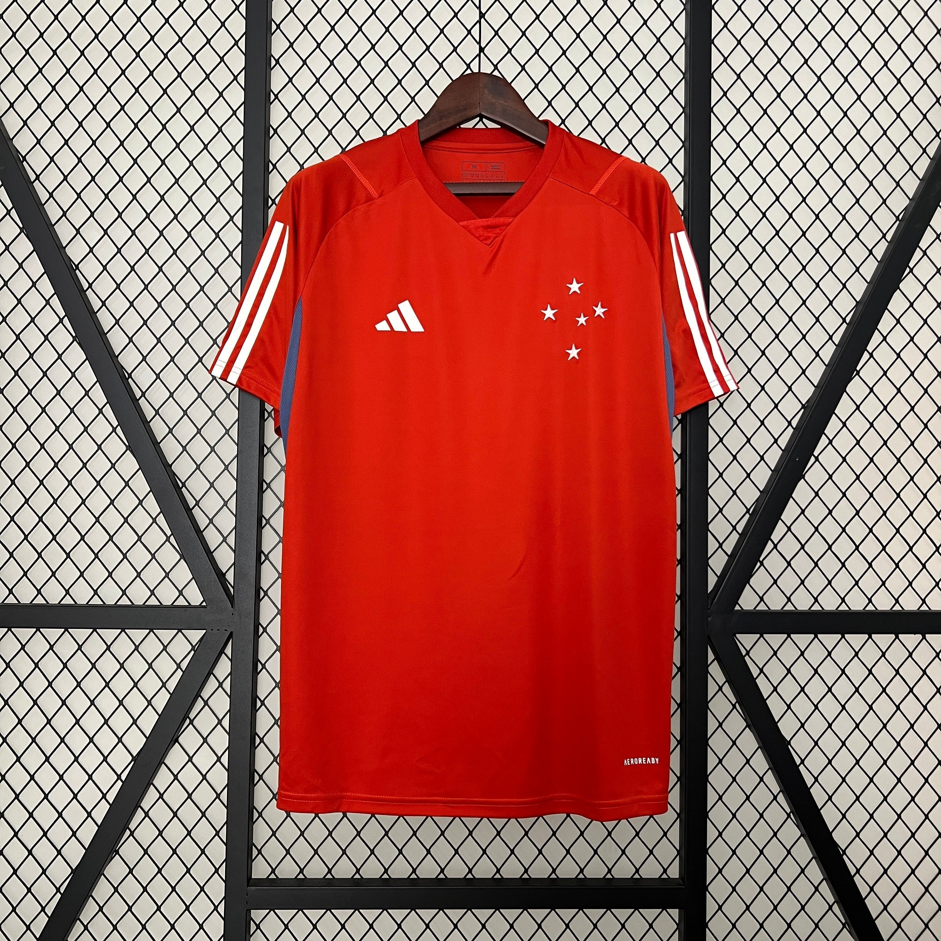 Camisa Cruzeiro Treino vermelha 24/25 - Versão Torcedor