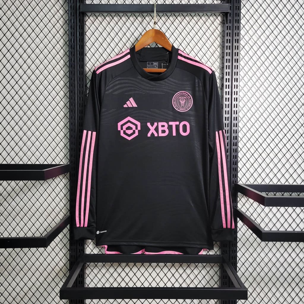 Camisa Inter Miami Home Manga Longa 23/24 - Versão Torcedor