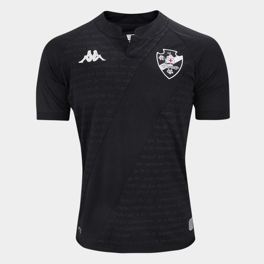 Camisa Vasco Da Gama III 24/25, Preto - Masculina