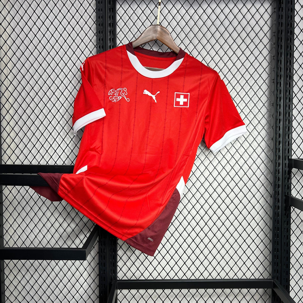 Camisa Suíça Home 24/25 - Torcedor Masculina