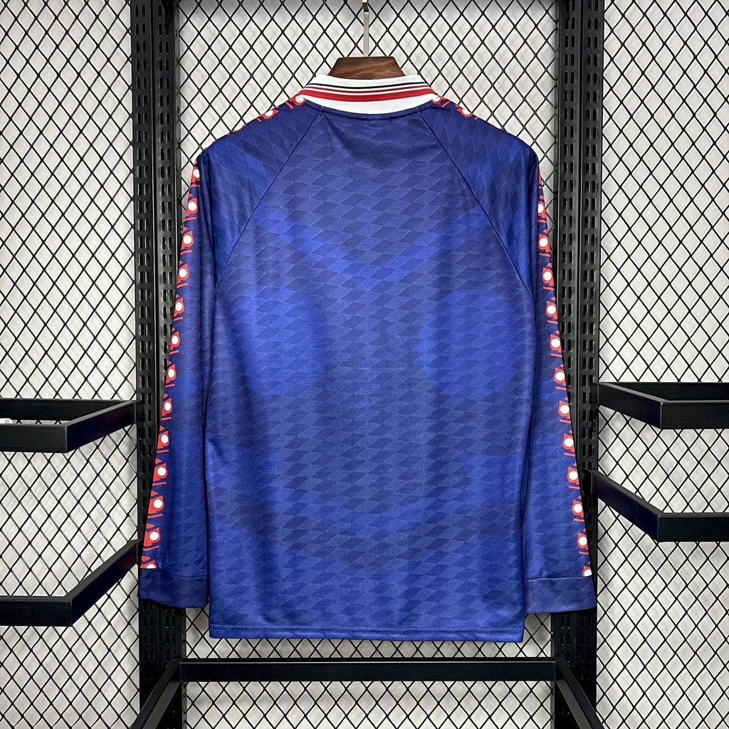 Camisa Universidad de Chile Titular 1996 - Versão Retro Manga Comprida