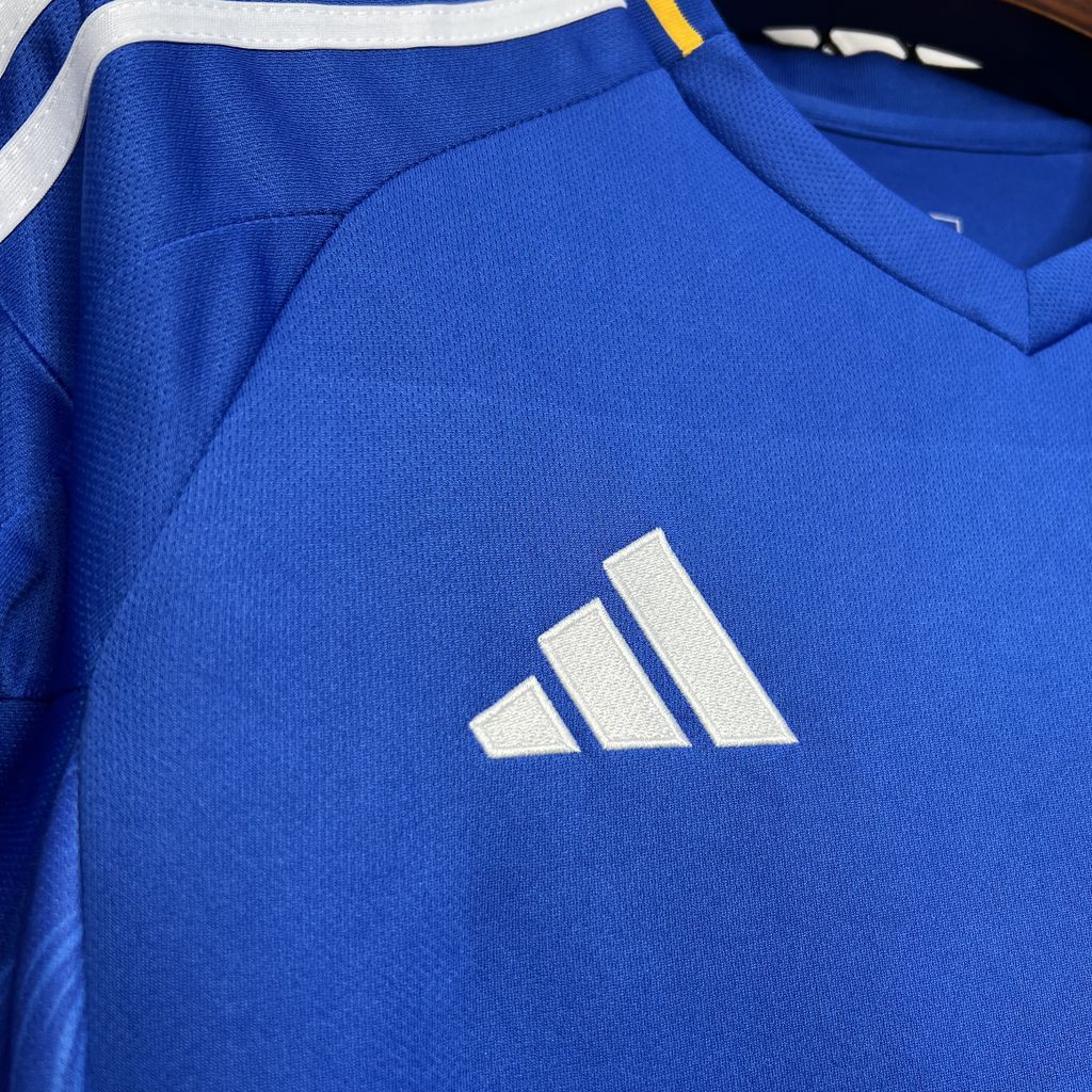 Camisa Leicester Home 24/25 Adidas Torcedor Masculina