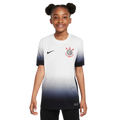 Conjunto Infantil Corinthians I 24/25 - Branco e Preto
