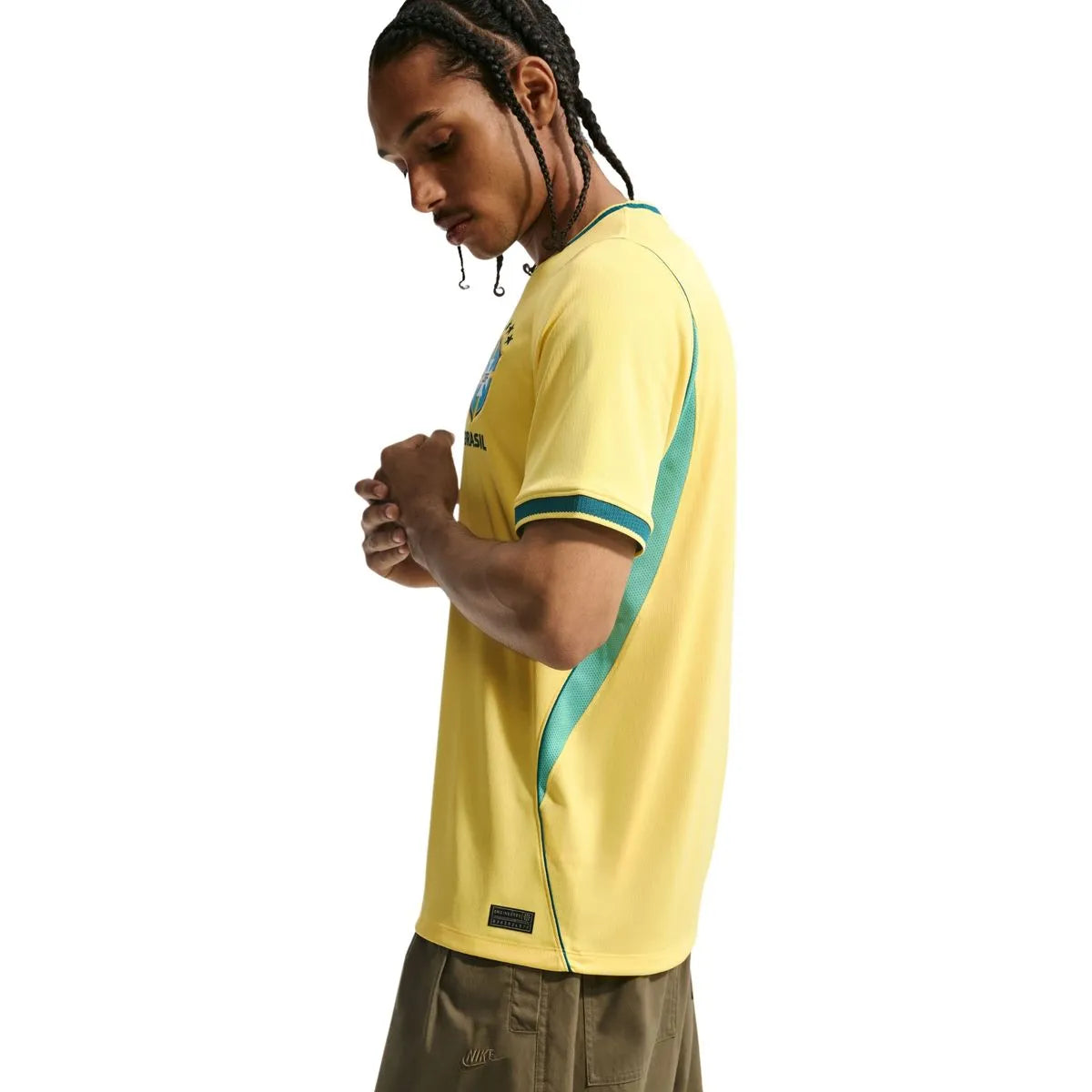 Kit 10 Camisas Masculinas Brasil Torcedor e Jogador - Amarela 2026