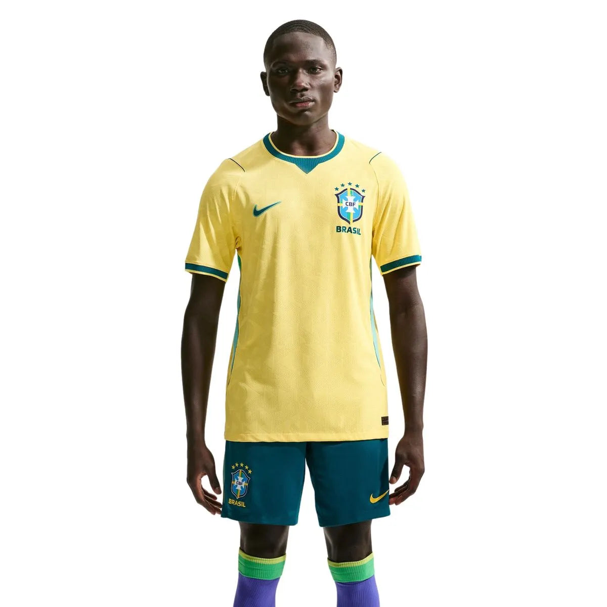 Kit 2 Camisas Masculino Brasil Torcedor e Jogador Amarela 2026