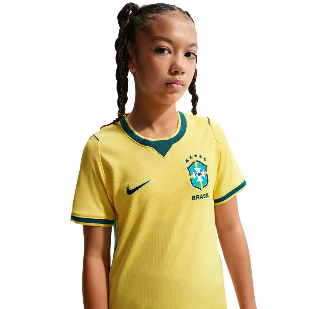 Kit Família 3 Camisa Brasil Torcedor Amarela 2026/27