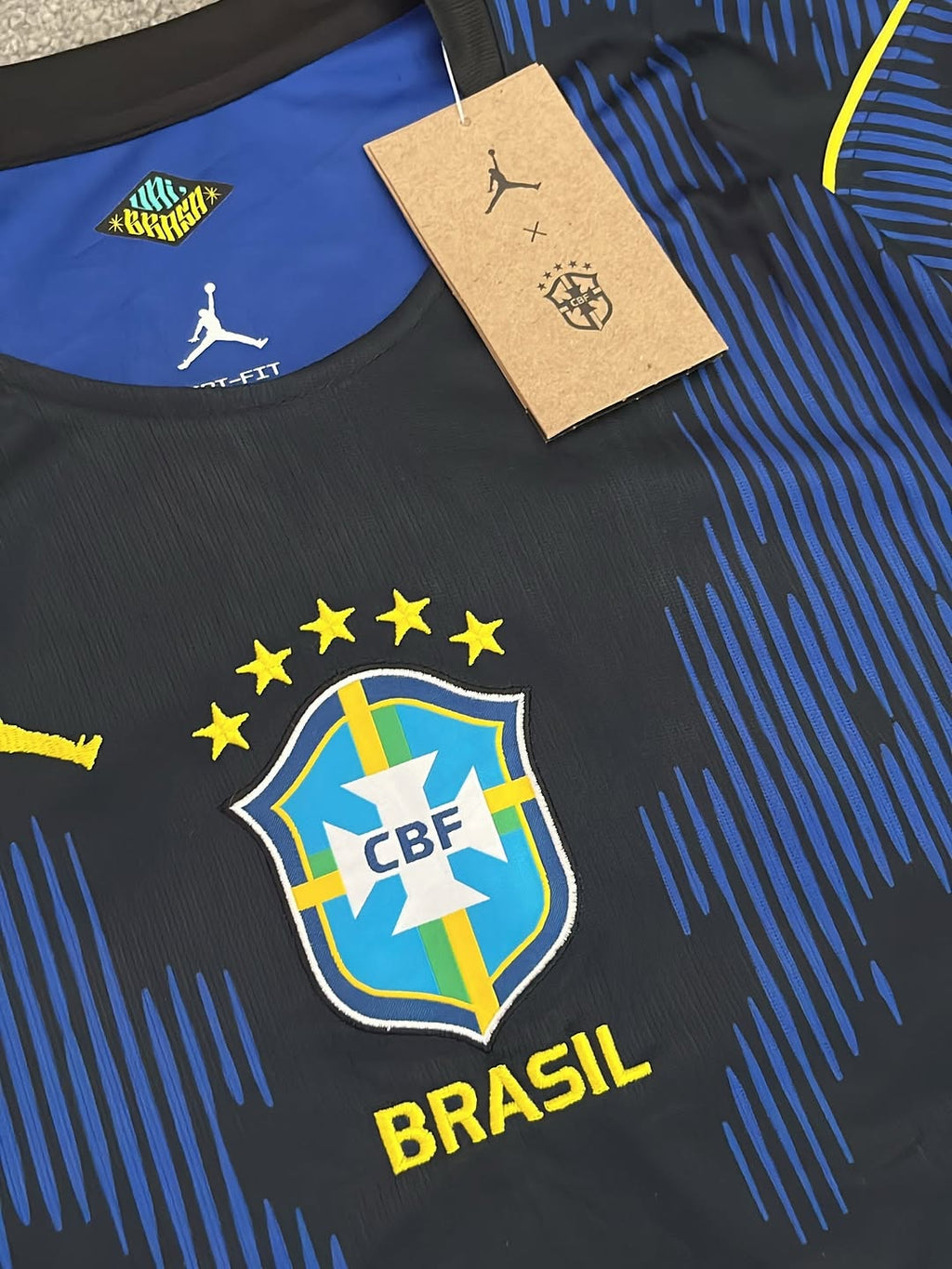 Camisa Nike CBF Brasil II x Jordan 2026/27 Torcedor Pro Masculina Dri-Fit