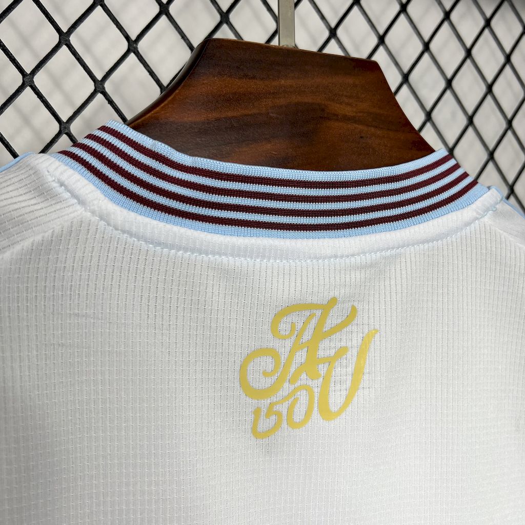 Camisa Aston Villa Villa Away 24/25 Castore Torcedor Masculina