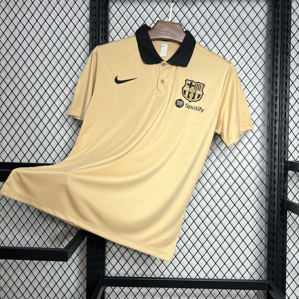 Camisa Barcelona Polo Khaki 24/25
