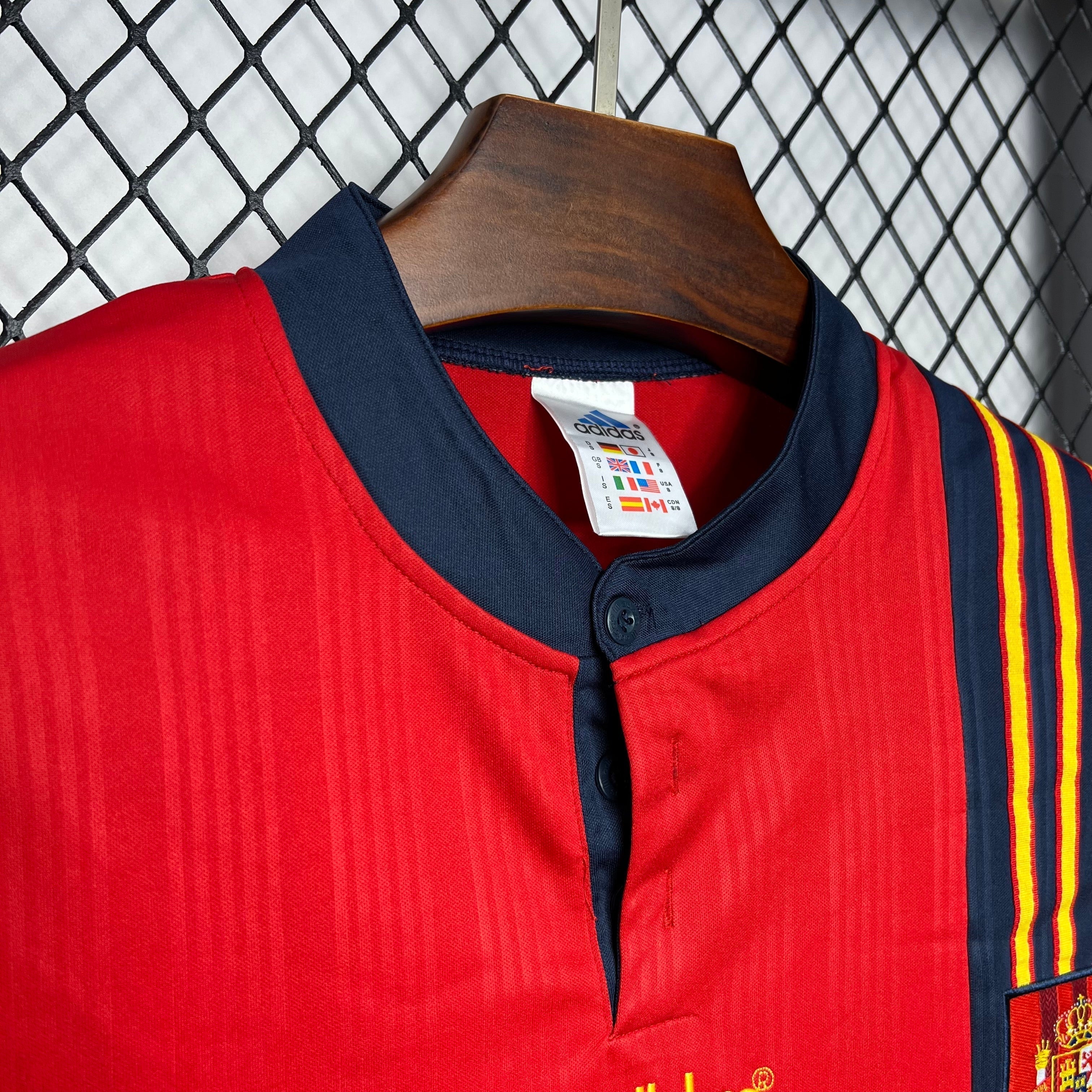 Camisa Espanha Home 1996 - Versão Retro
