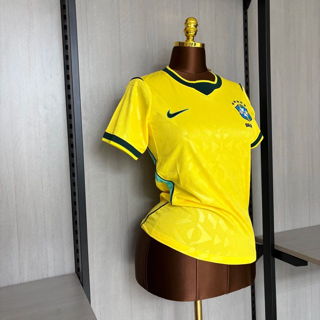 Camisa Seleção Brasil 2026 Home - Feminina - Amarela