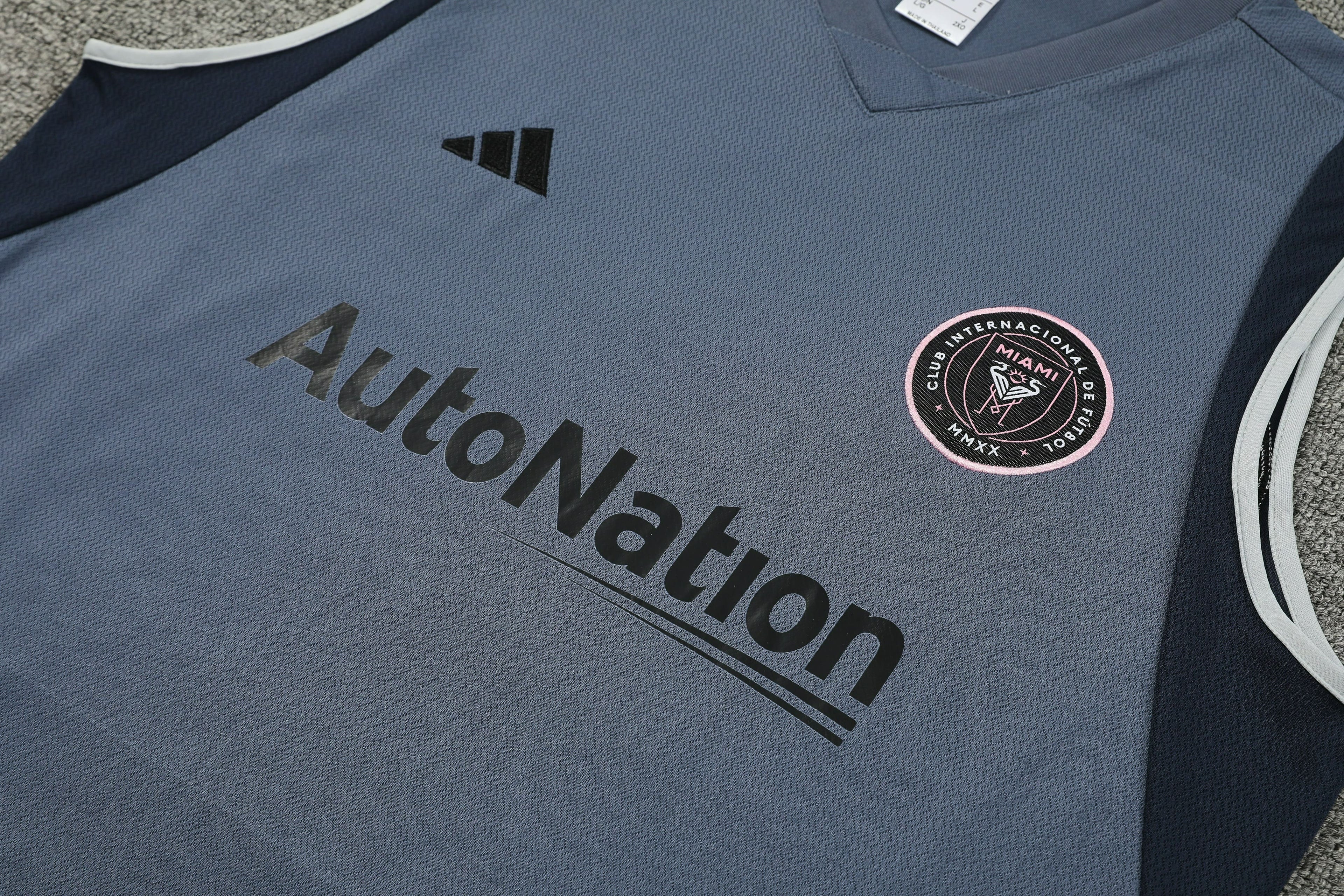 Kit Treino Regata Inter Miami 23/24 - Cinza