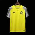 Camisa Flamengo Treino Amarela Adidas 24/25 - Versão Torcedor
