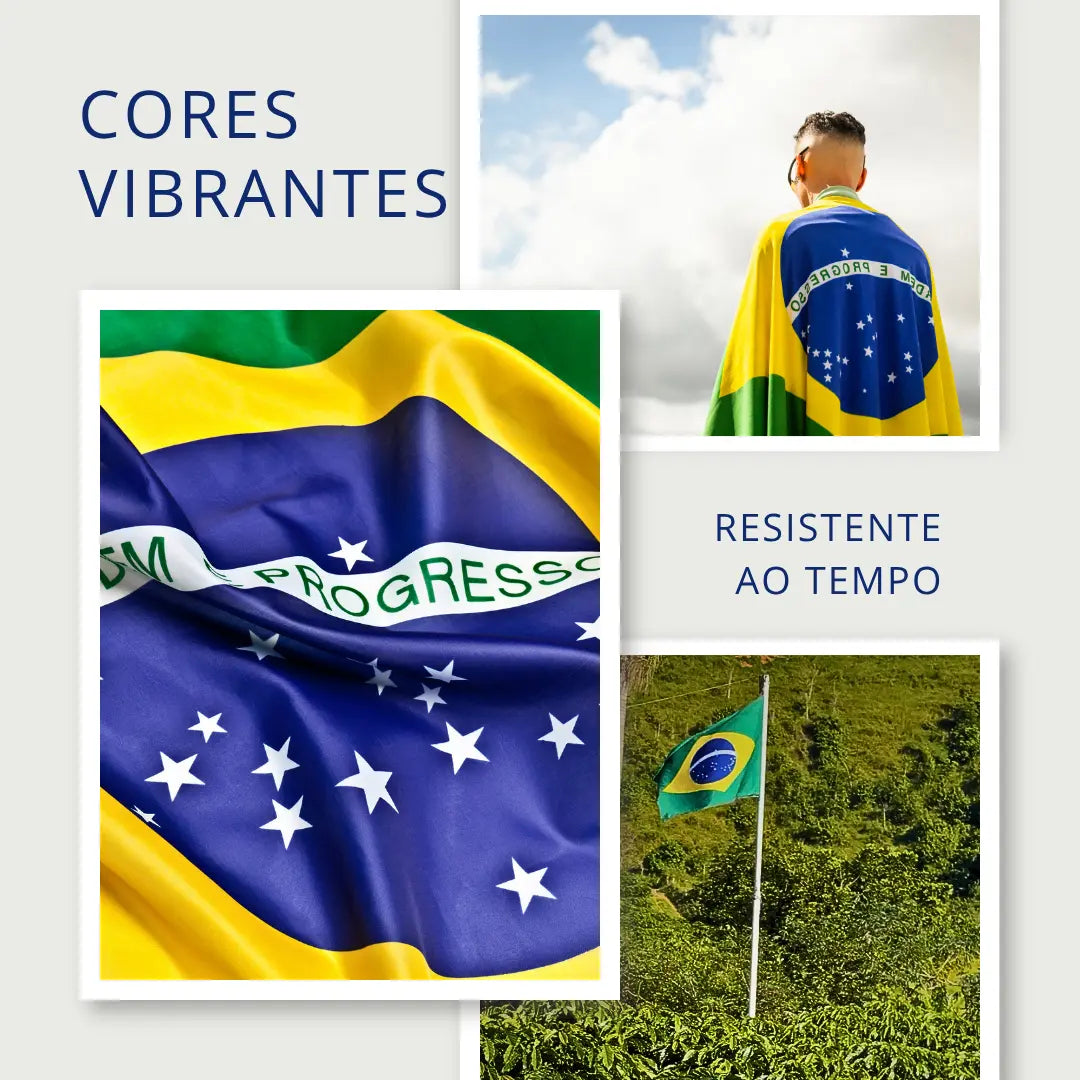 Bandeira Do Brasil Oficial 3 Panos Grande C/ Entrega Rápida