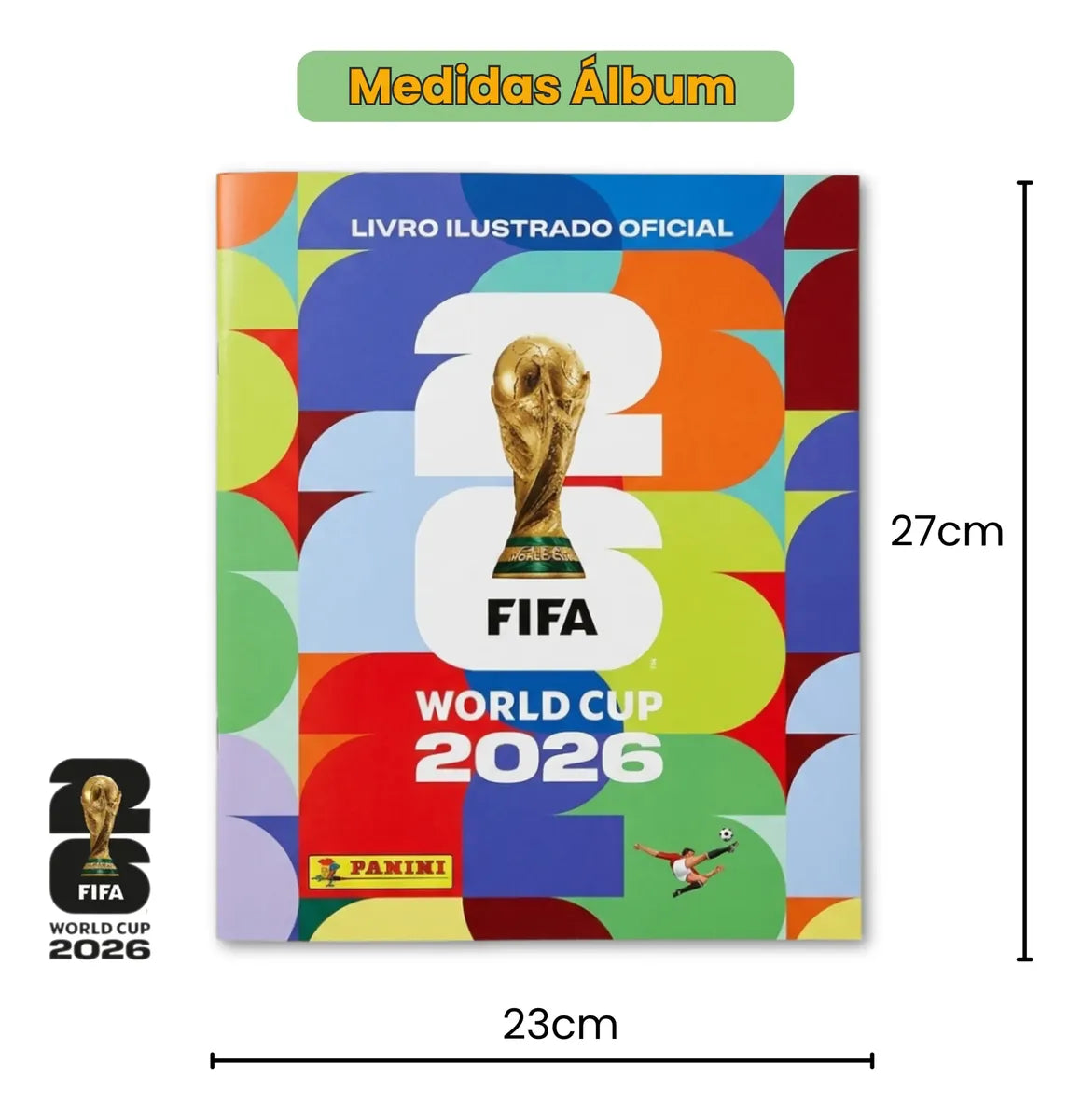 Copa Mundo 26 Album Capa Mole +7 Envelopes Fifa World Cup 26