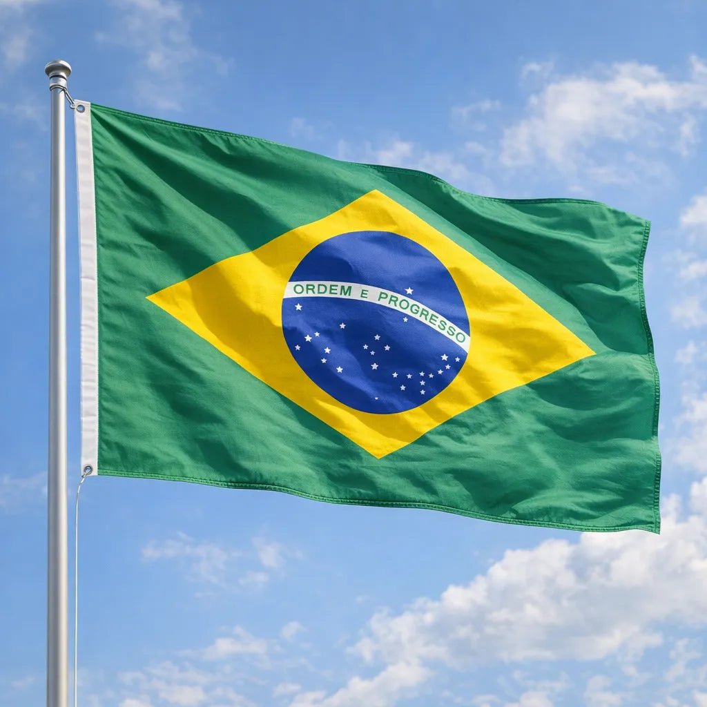 Bandeira Do Brasil Oficial 3 Panos Grande C/ Entrega Rápida