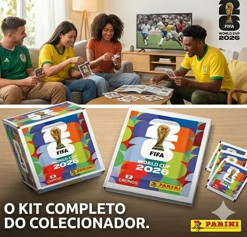 Copa Do Mundo 2026, Completo C/ Todas As Figurinhas P/ Colar