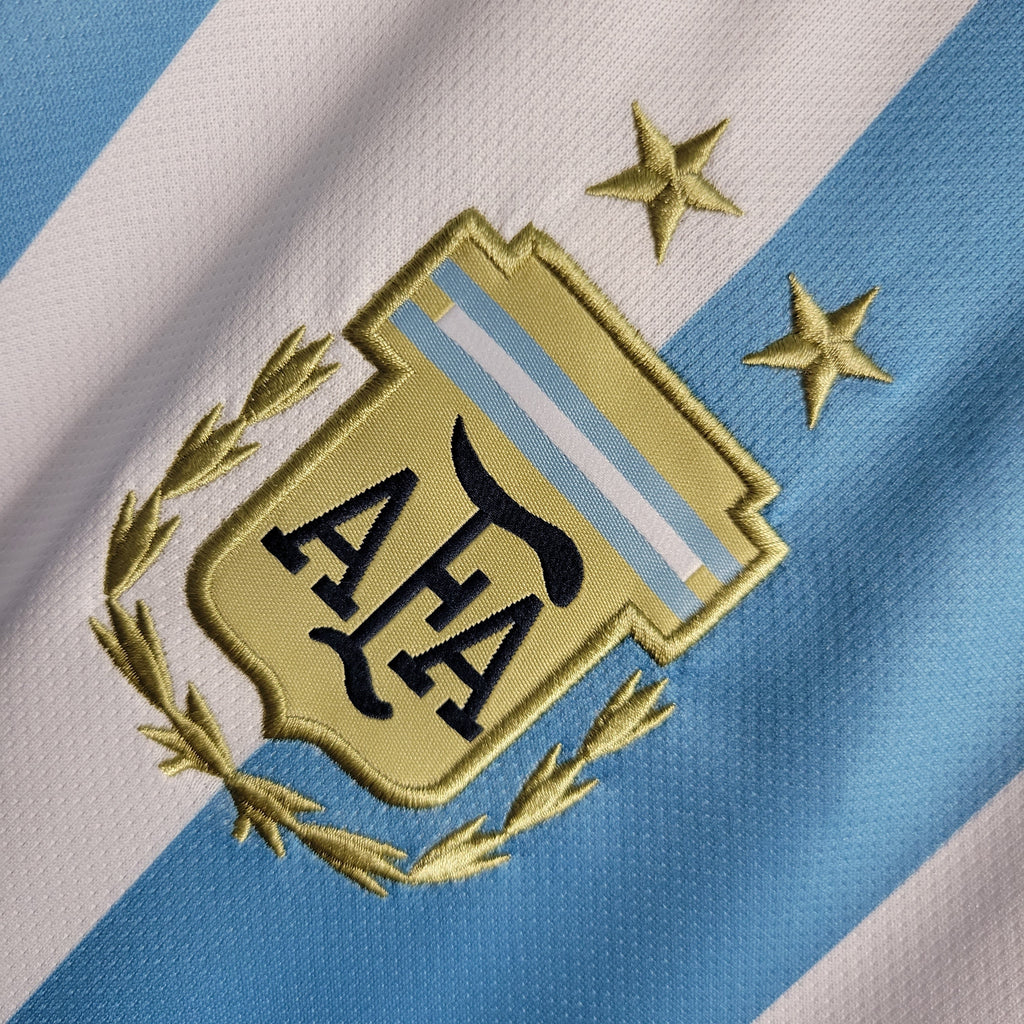 Camisa Argentina Home 22/23 - Adidas Torcedor Masculina