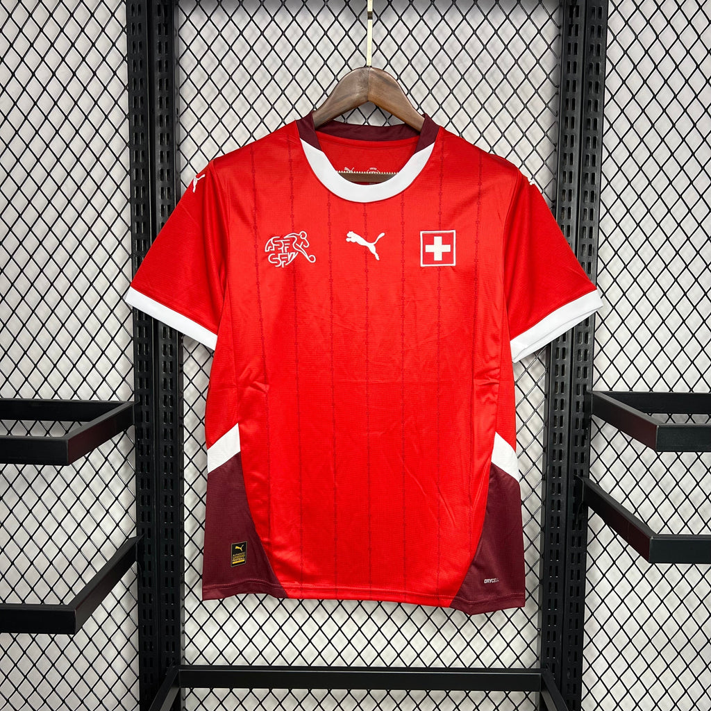 Camisa Suíça Home 24/25 - Torcedor Masculina