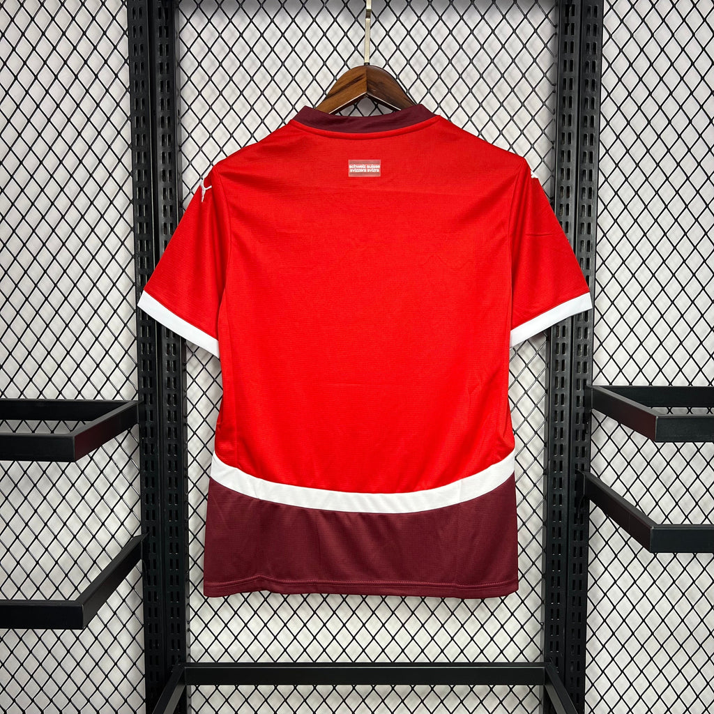 Camisa Suíça Home 24/25 - Torcedor Masculina