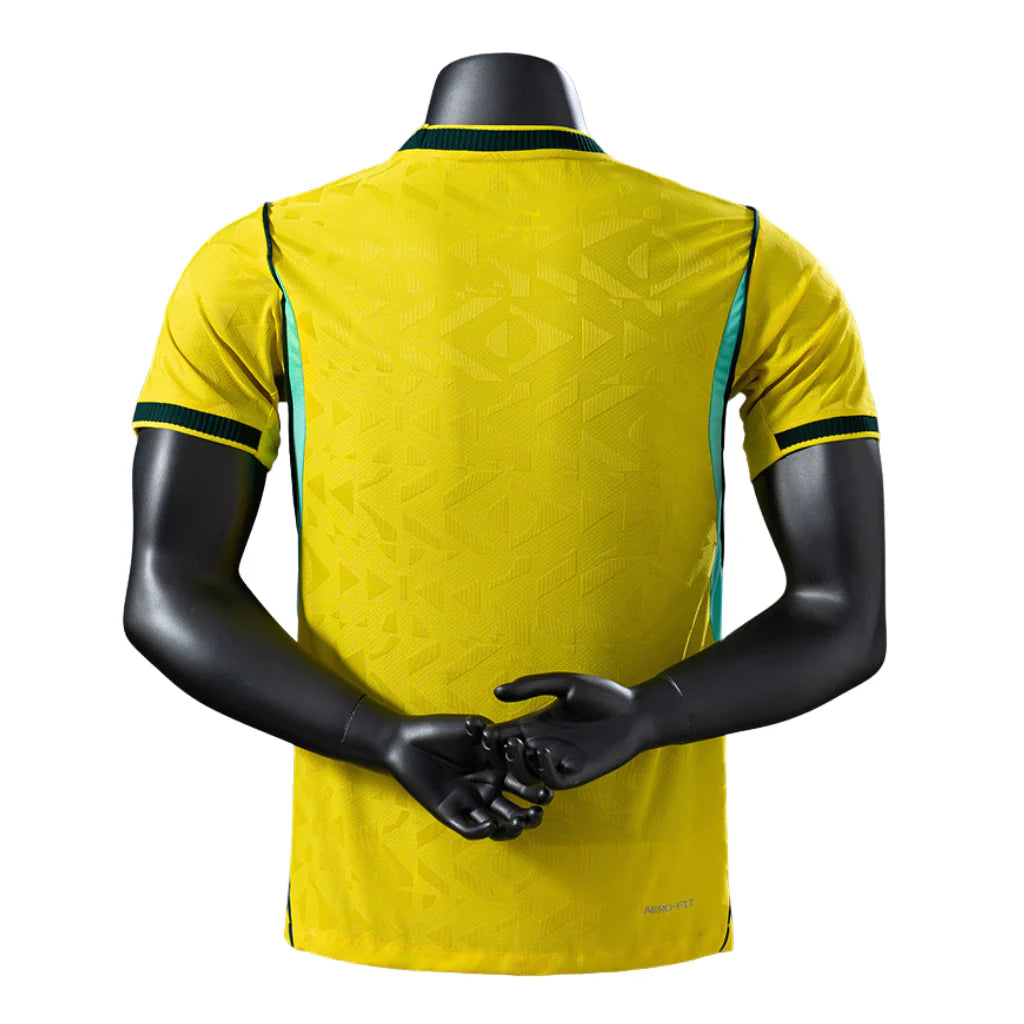 Camisa Futebol Brasil Copa do Mundo 2026 I Jogador Amarela Masculina