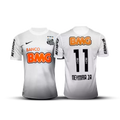 Camisa Santos 2012 (# NEYMAR JR - 11) - Torcedor Masculina - Versão Retro
