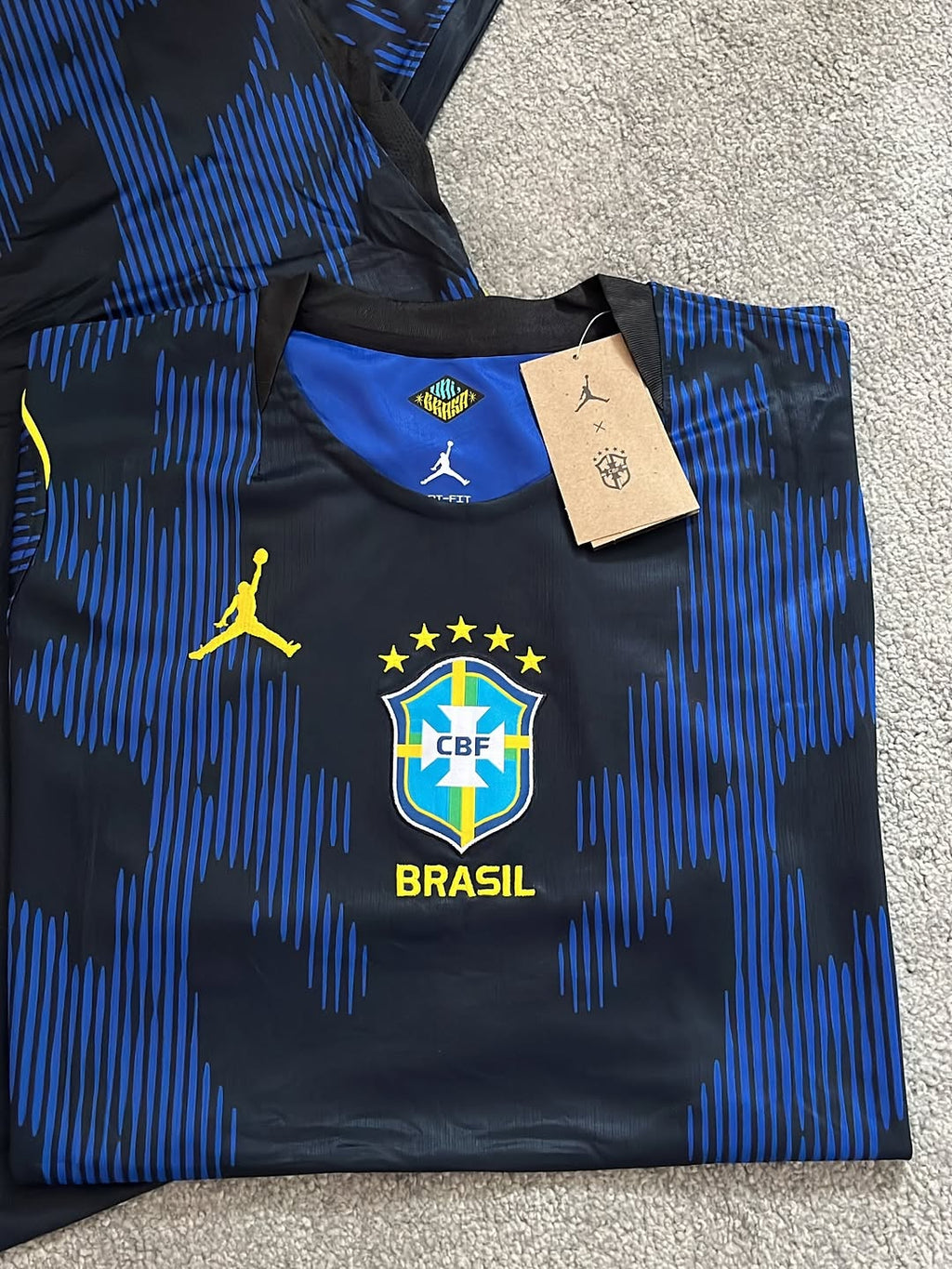 Camisa Nike CBF Brasil II x Jordan 2026/27 Torcedor Pro Masculina Dri-Fit