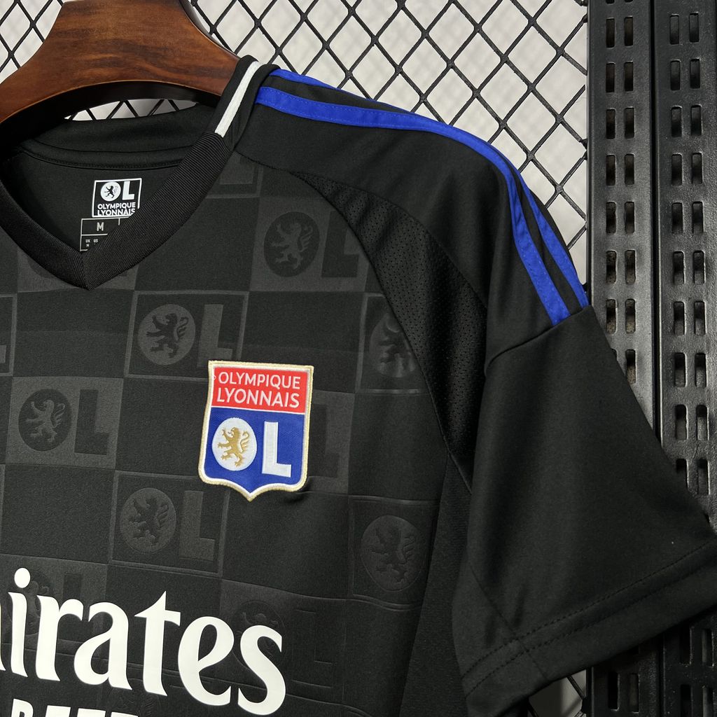 Camisa Lyon Away 24/25 - Adidas Torcedor Masculina