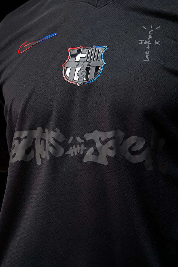 Camisa Ed. Limitada  BARCELONA x TRAVIS SCOTT Preta 24/25