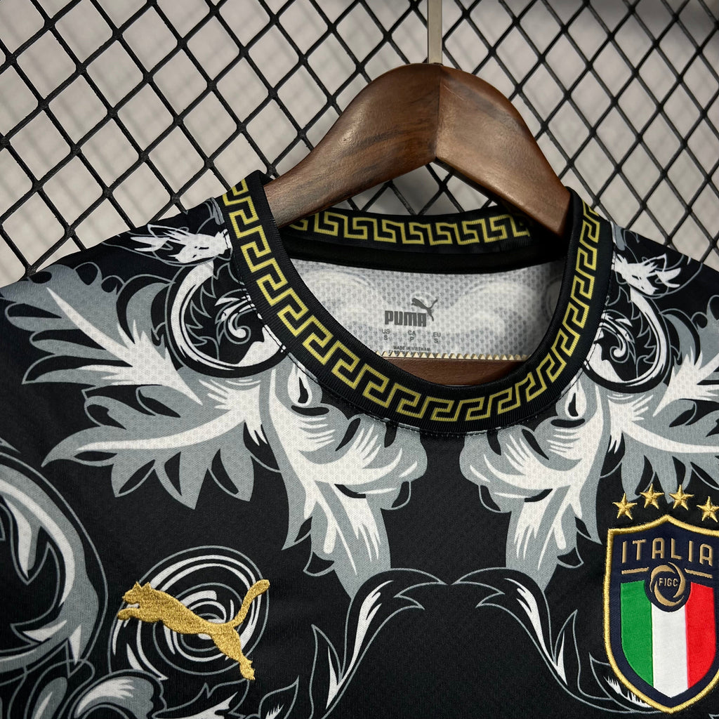 Camisa Itália Versace Co-Branded Edition 23/24 - Adidas Torcedor Masculina