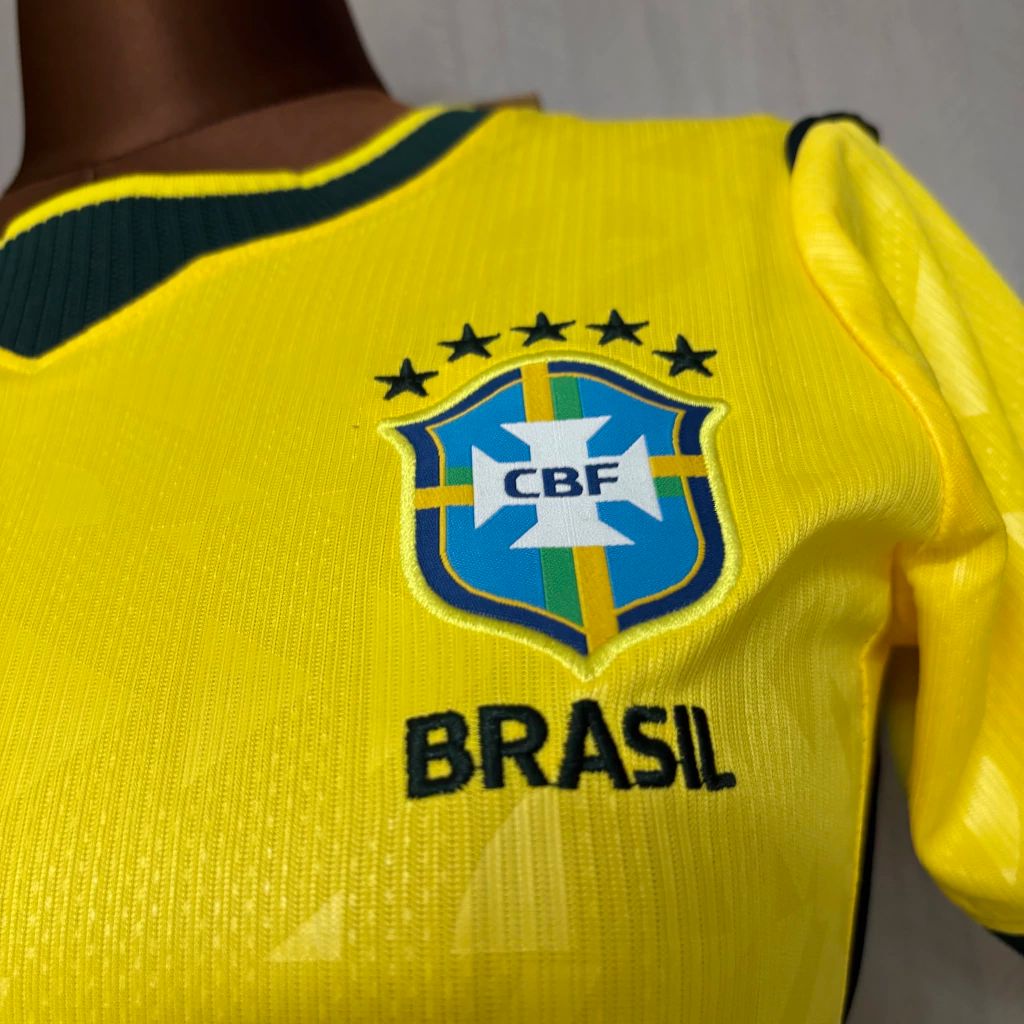 Camisa Seleção Brasil 2026 Home - Feminina - Amarela