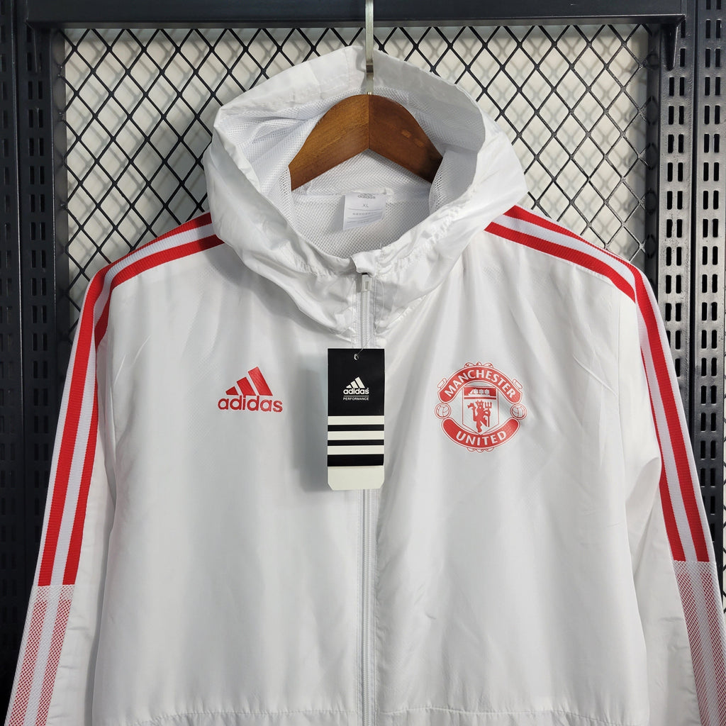 Jaqueta Corta Vento Manchester United 23/24 - Branca