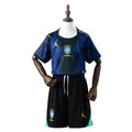 Kit Infantil Brasil II 2026 Torcedor - Azul e Preto