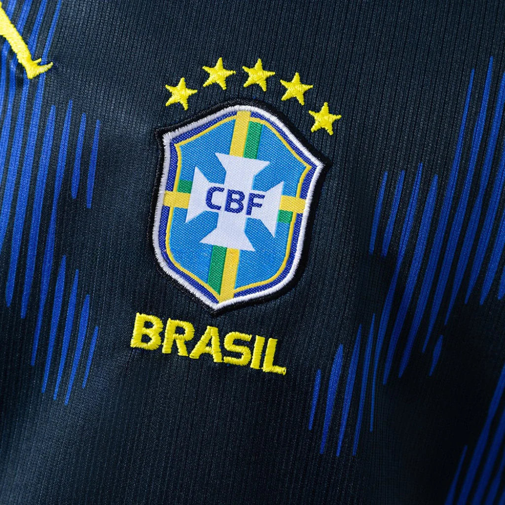 Kit Infantil Brasil II 2026 Torcedor - Azul e Preto