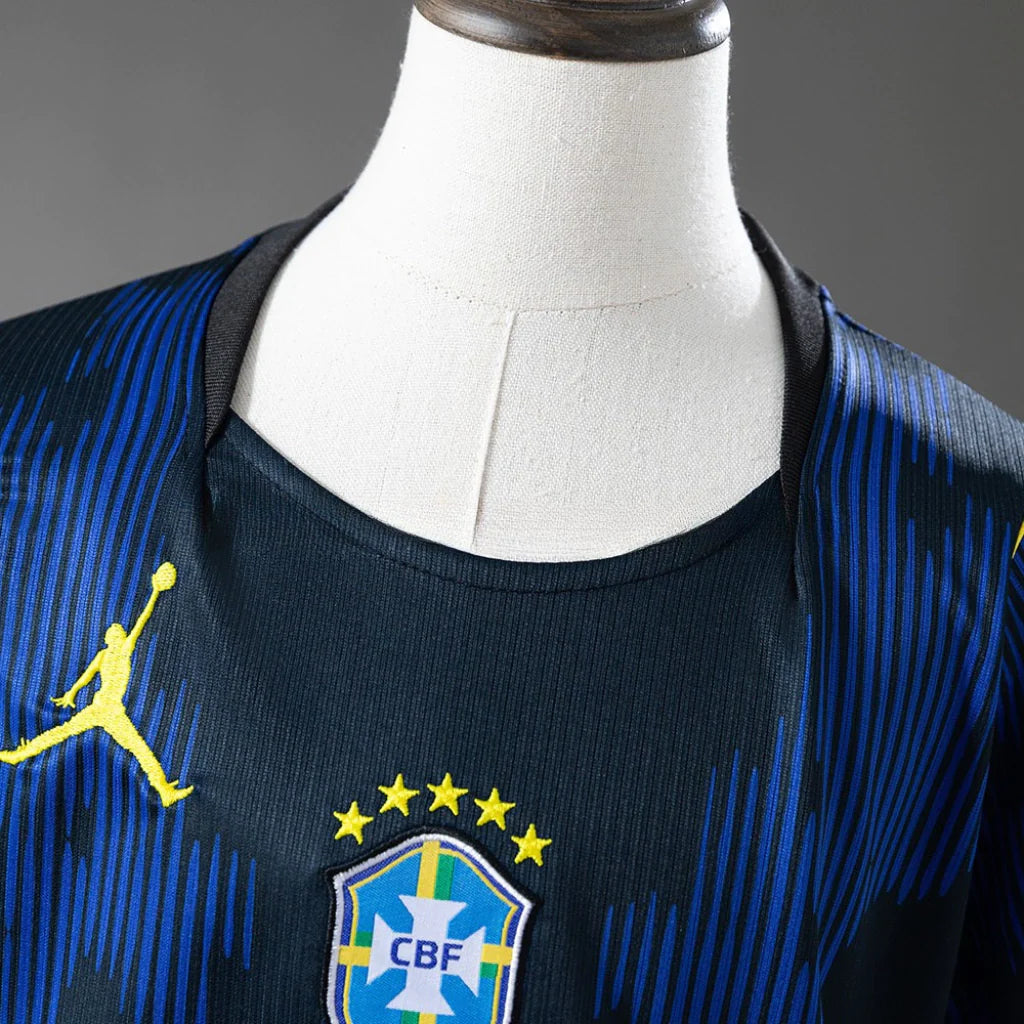 Kit Infantil Brasil II 2026 Torcedor - Azul e Preto