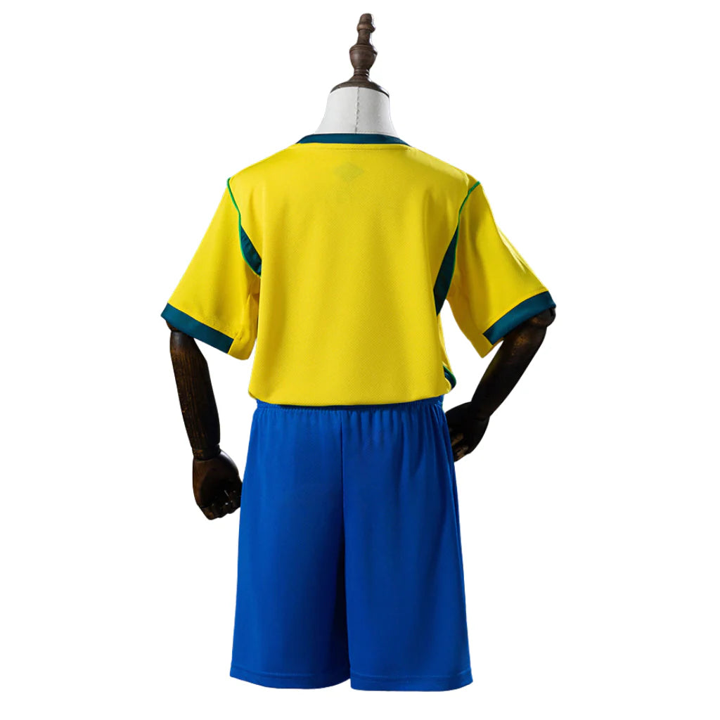 Kit Infantil Seleção Brasil I 2026 Torcedor - Amarelo