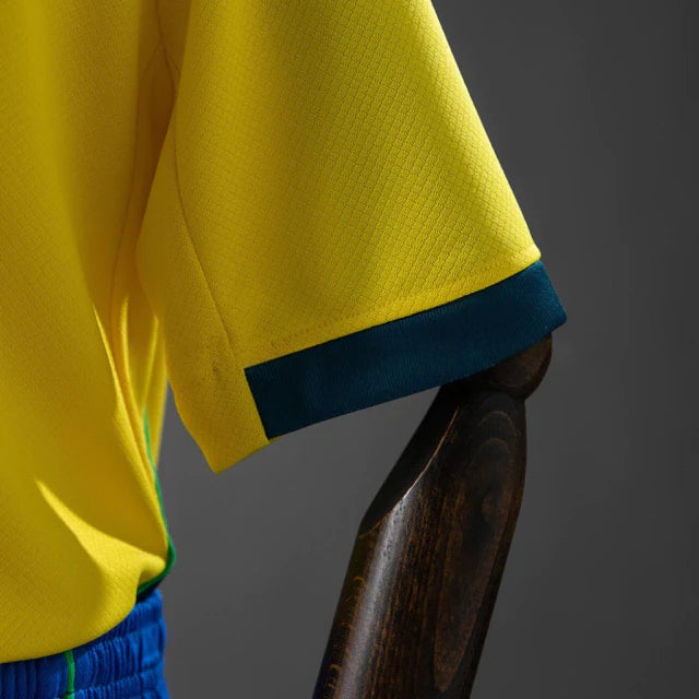 Kit Infantil Seleção Brasil I 2026 Torcedor - Amarelo