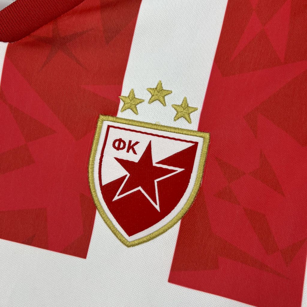 Camisa Estrela Vermelha Home 24/25 - Torcedor Masculina